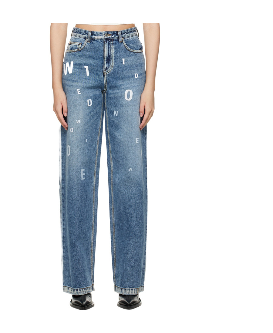 WE11 DONE LOGO JEANS