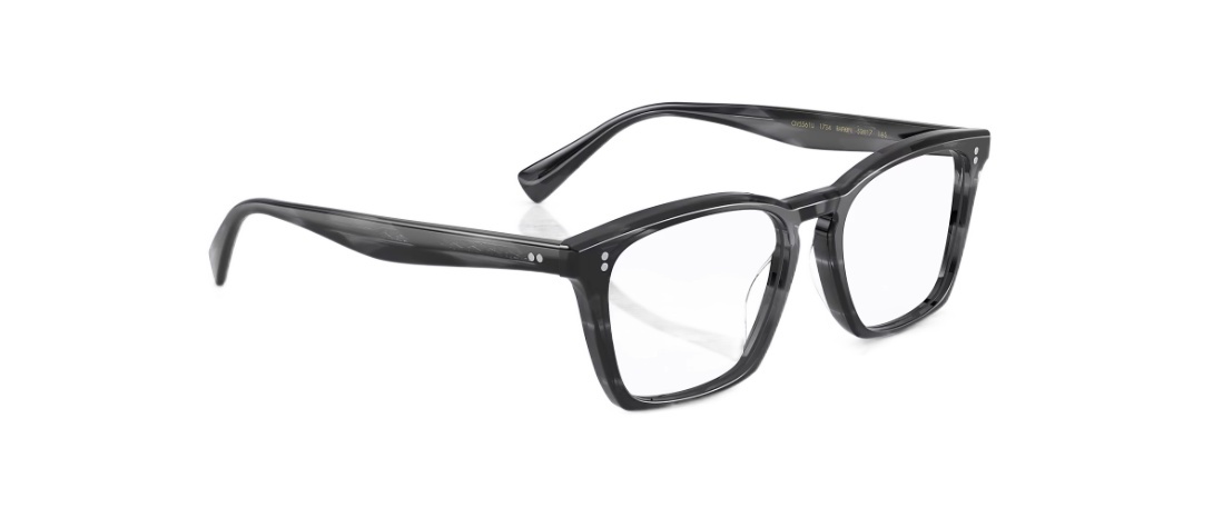 Oliver Peoples Geometric Flat Mirror In Gray