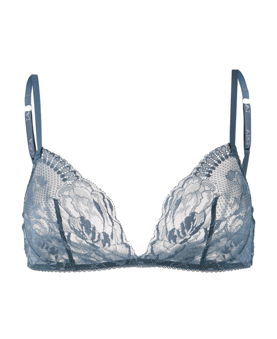 Shop La Perla No Steel Ring, No Padded Bra In Gray