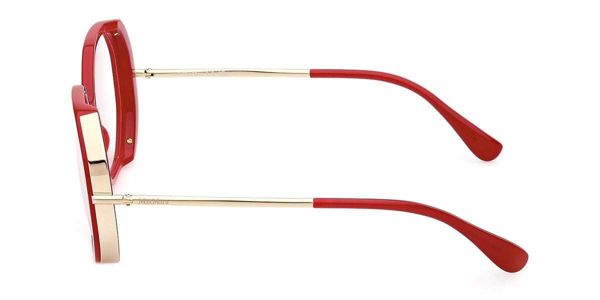 Max Mara Logo Flat Mirror In Red