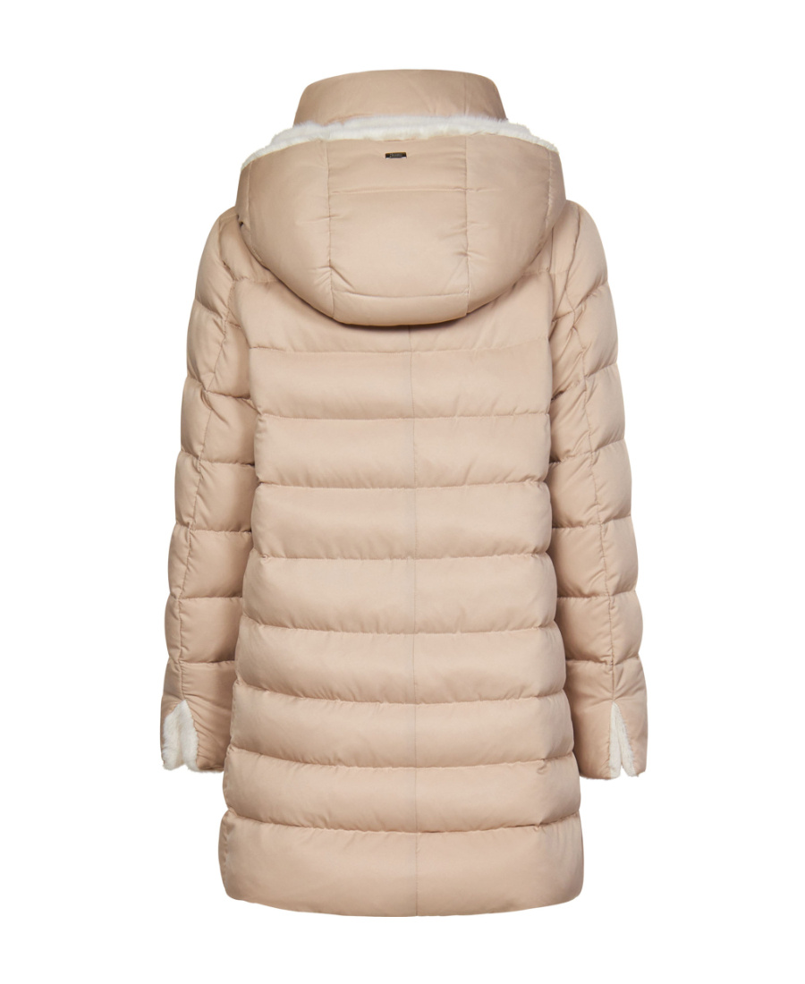 Herno Light Beige Puffer Down Jacket In Nude