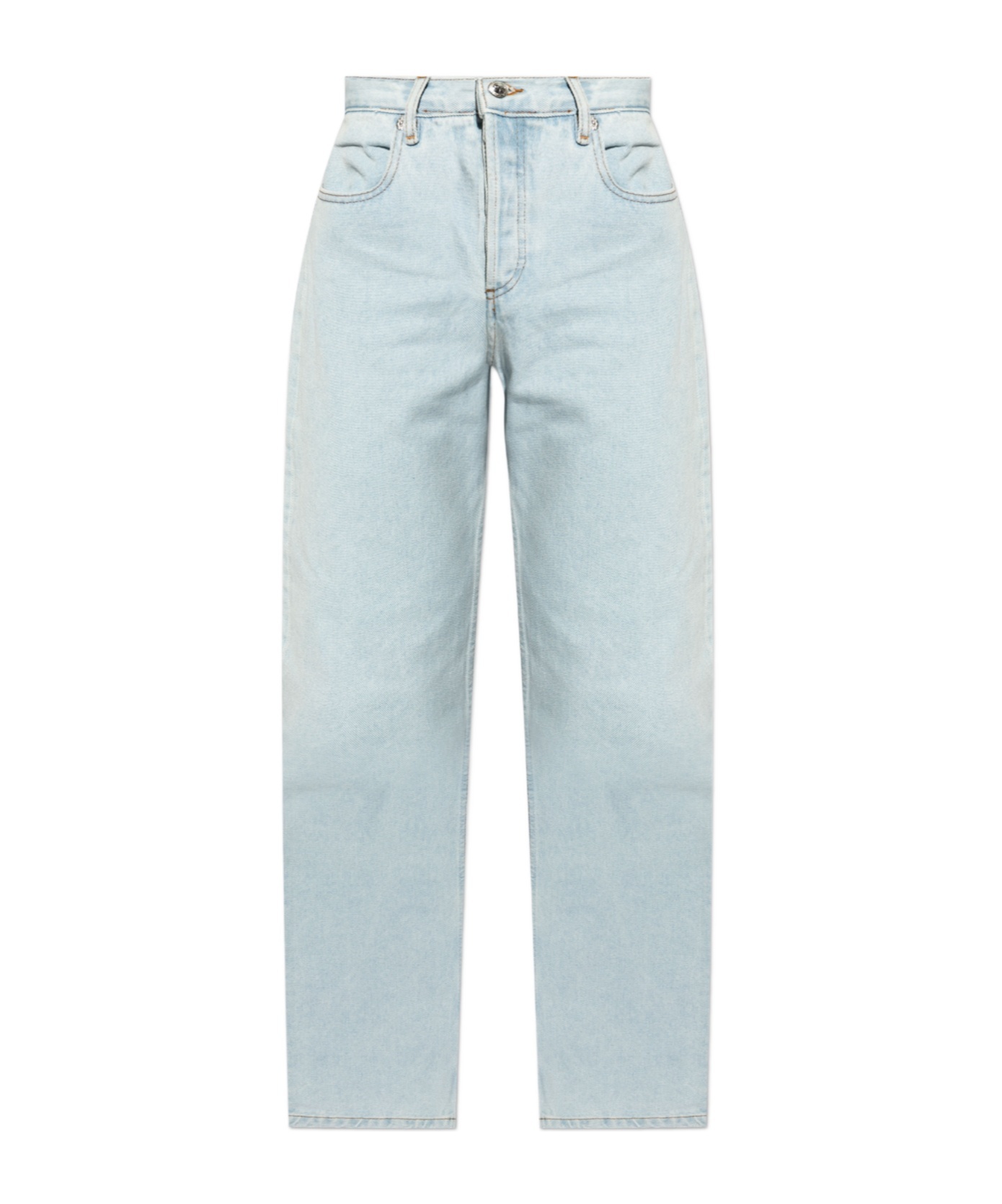 Apc New Standard Mid-rise Straight-leg Jeans In White