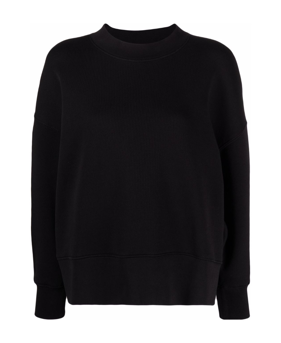 Palm Angels Logo-print Long-sleeve Sweatshirt In Black