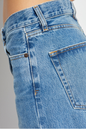 Frame Buttoned Jeans In Blue