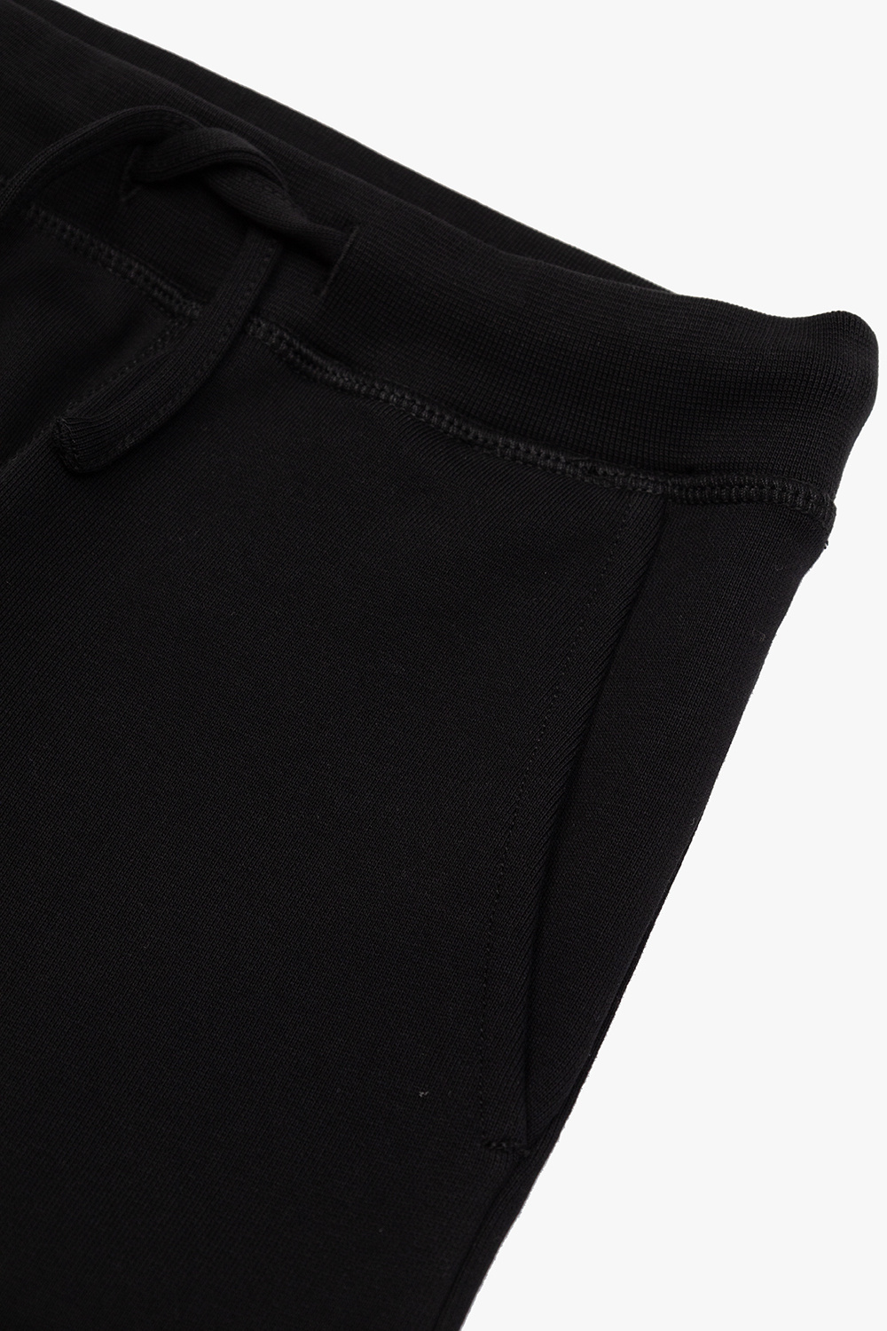 Dsquared2 Logo-print Cotton Track Trousers In Black