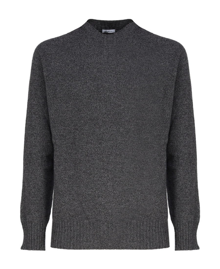 Malo Cashmere Crew-neck Sweater In Gray