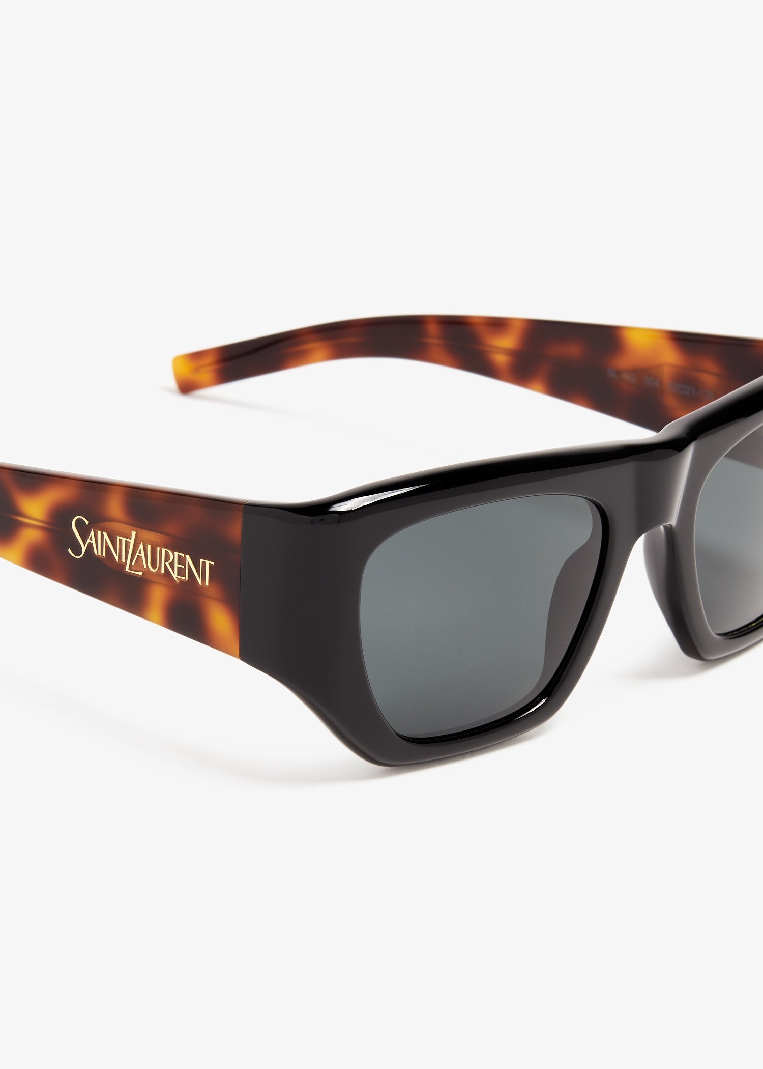 Saint Laurent Full-frame Sunglasses In Gray