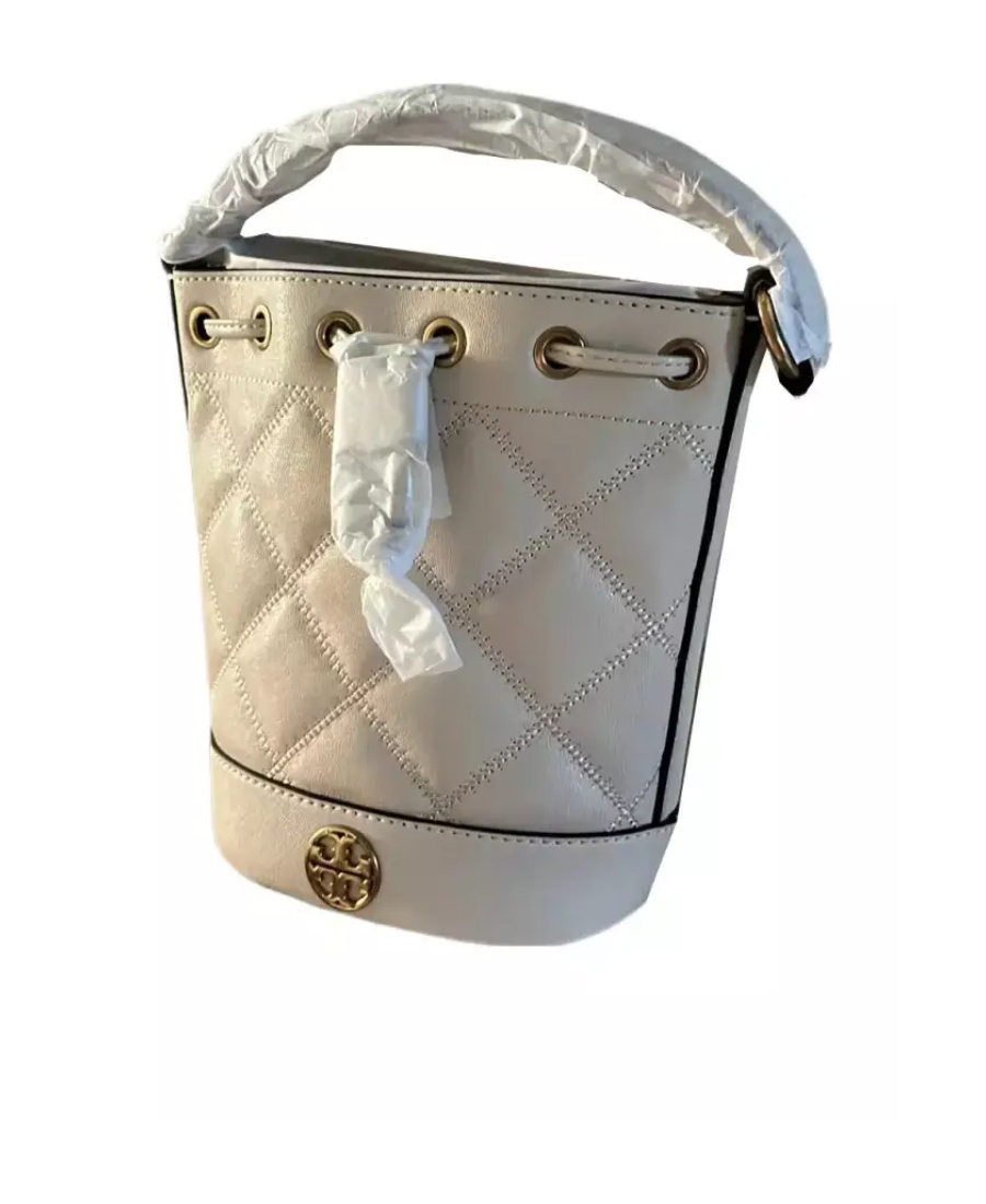 TORY BURCH RHOMBUS DRAGLINE BUCKET SHOULDER BAG