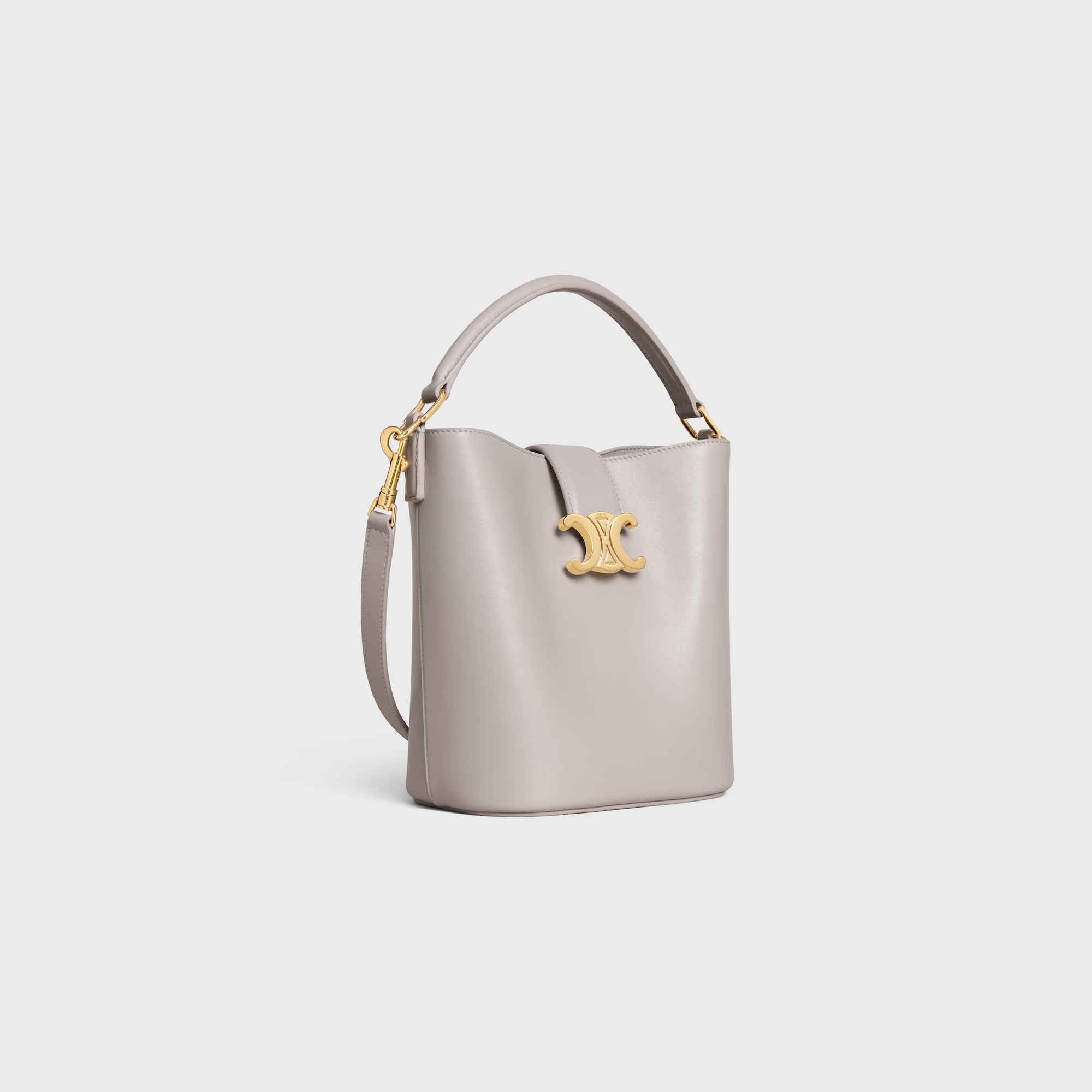 Celine Small Louise Shoulder Bag In Gray