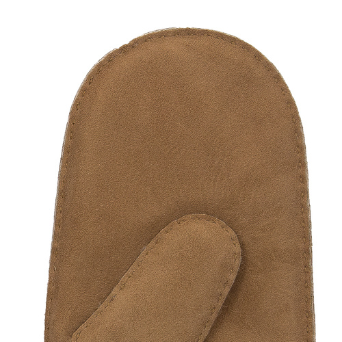 Ugg Logo Gloves In Brown