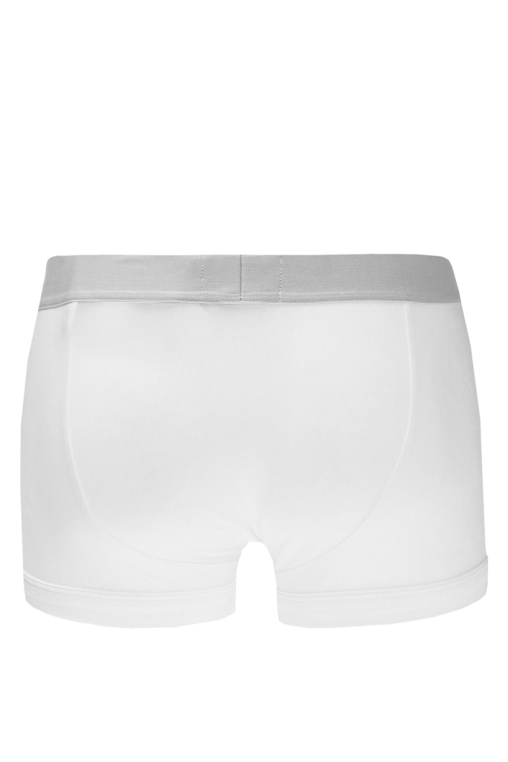 Emporio Armani Stretch Cotton Boxer Elastic Waistband In White