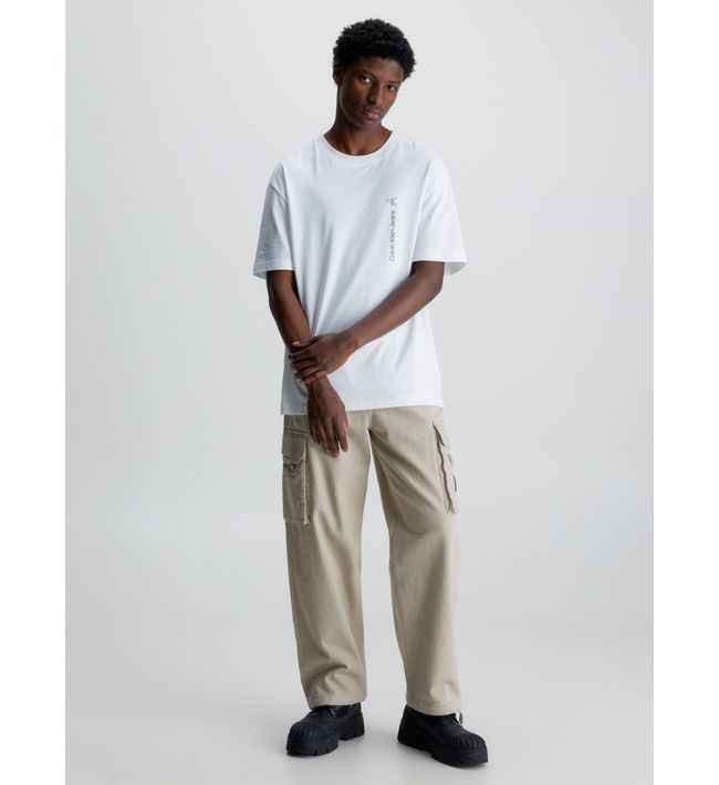 Calvin Klein Jeans Est.1978 Logo-print Cotton T-shirt In White