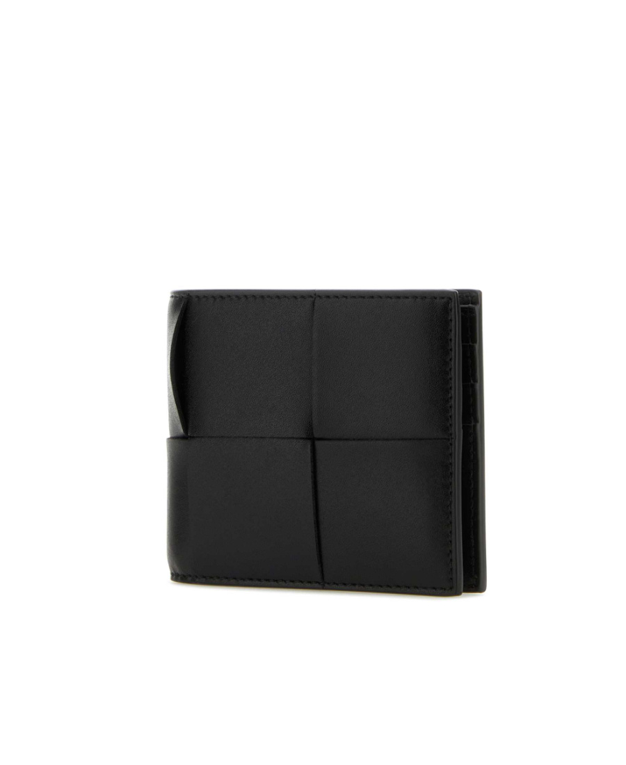 Shop Bottega Veneta Cassette Bi-fold Wallet In Black