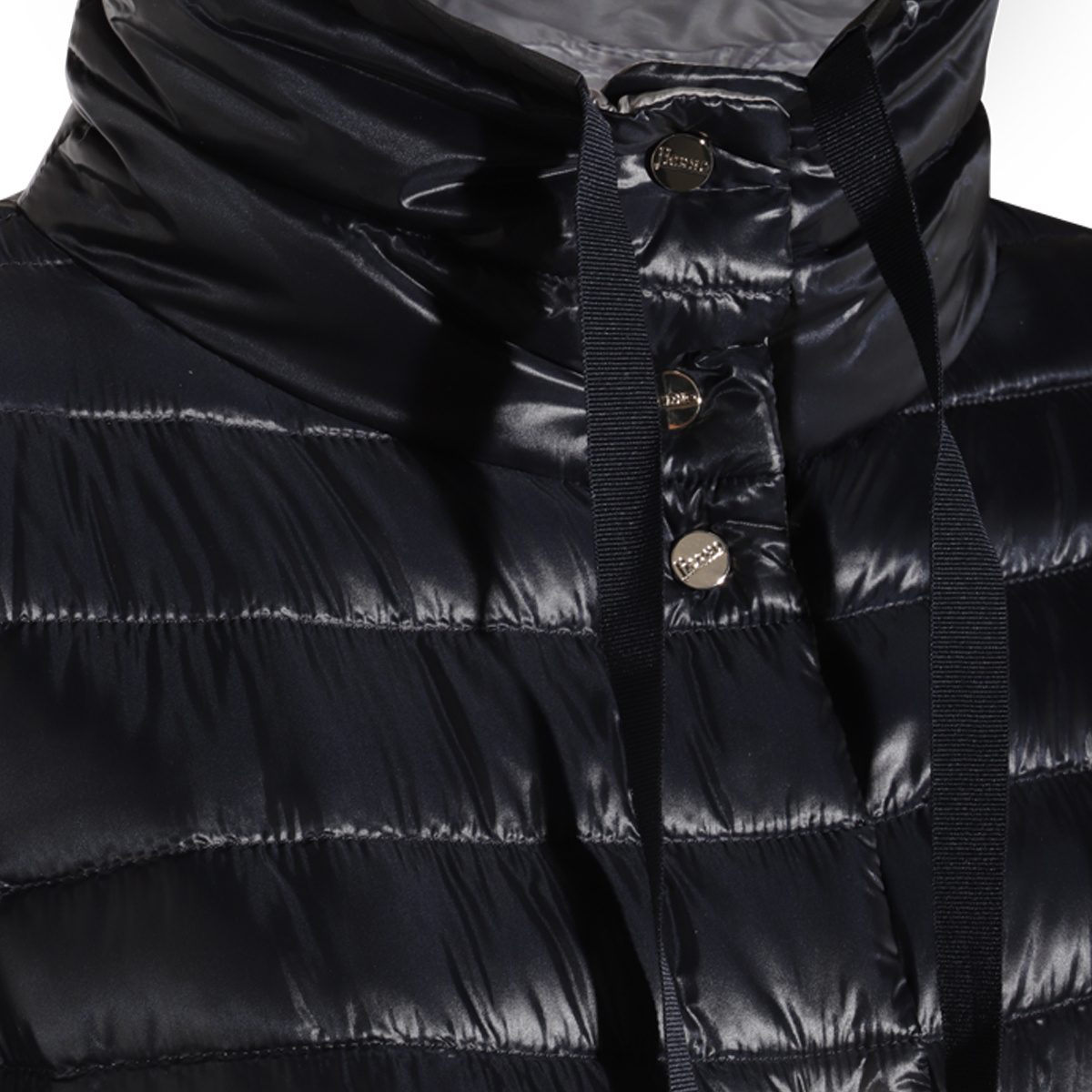 Herno Reversible Down Jacket Casual Jackets And Parka Multicolor In Black