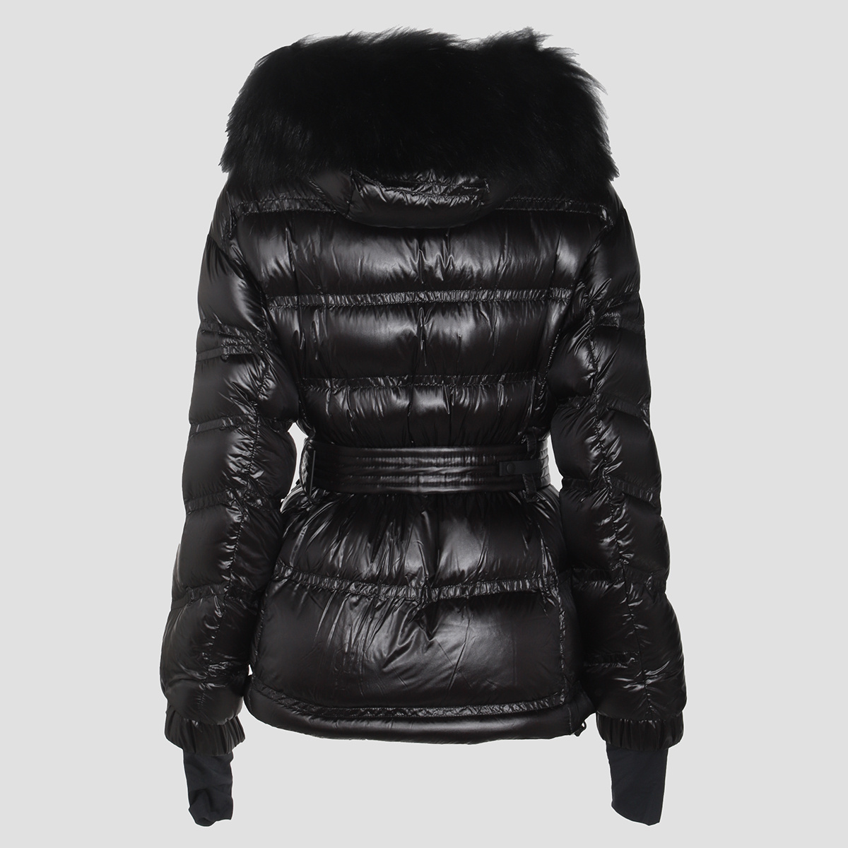 Moncler Bernins Quilted Nylon Down Jacket In Black