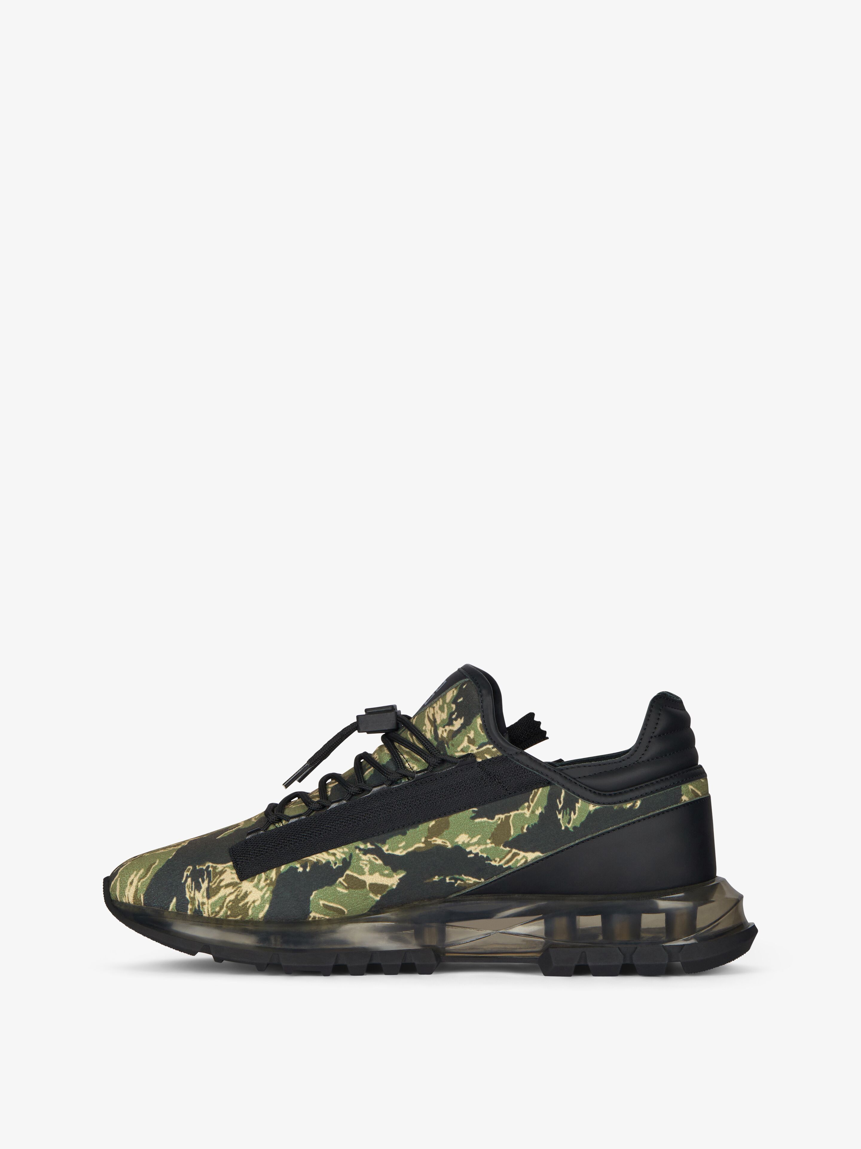 GIVENCHY SPECTRE SNEAKERS IN CAMO PRINT