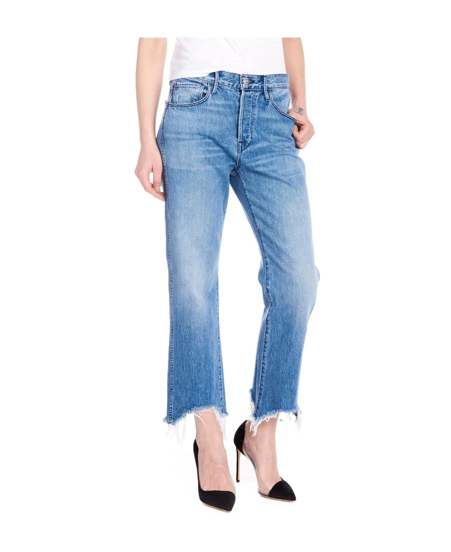 3x1 Austin Cropped Jeans In Blue