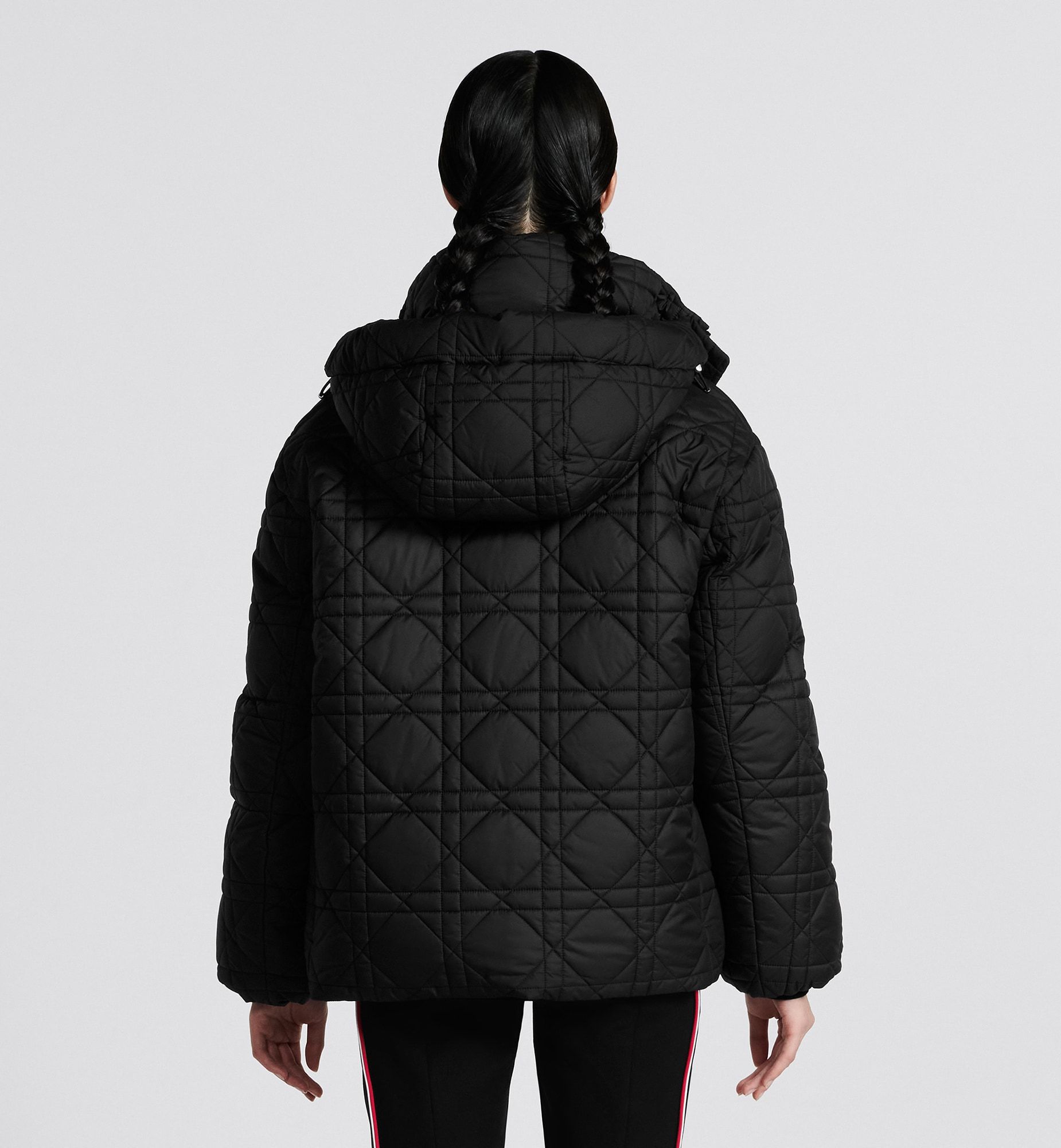 Dior Alps Hooded Cotton-padded Suit In Black