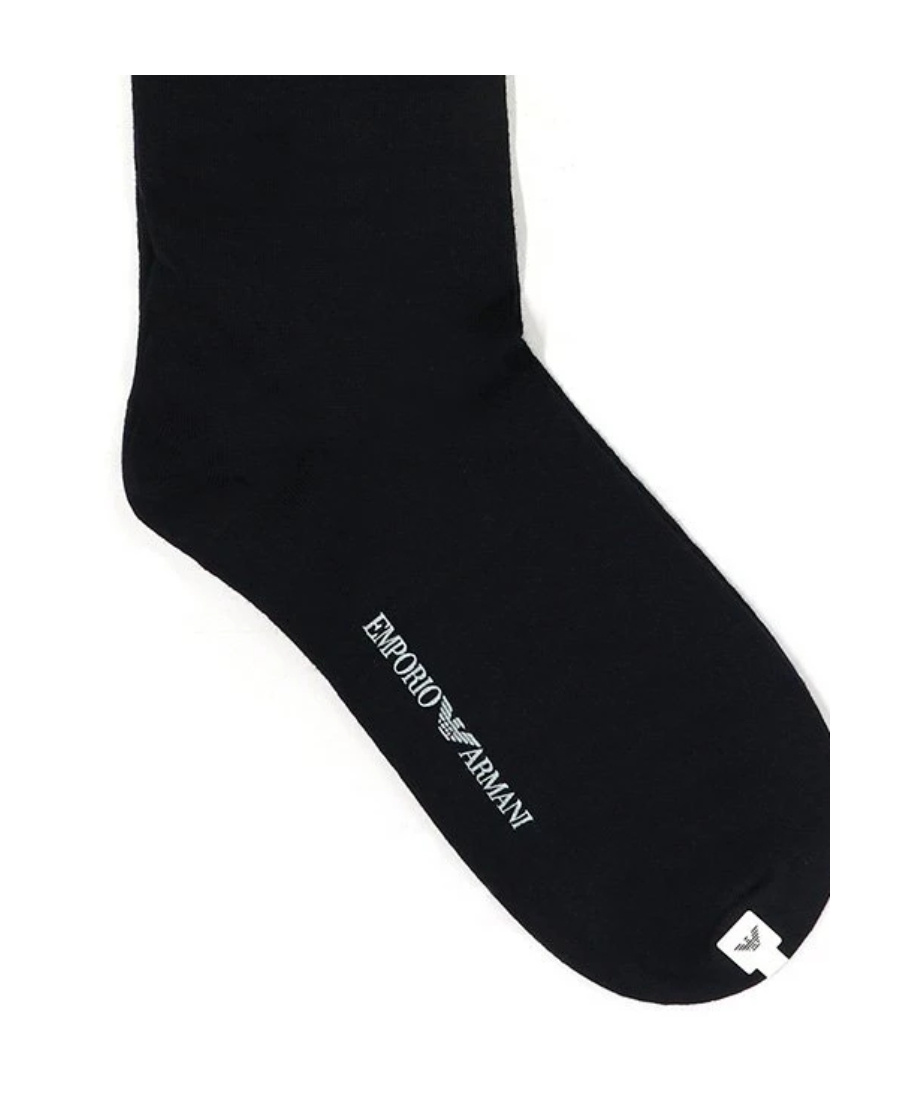 EMPORIO ARMANI LOGO KNITTED SOCKS
