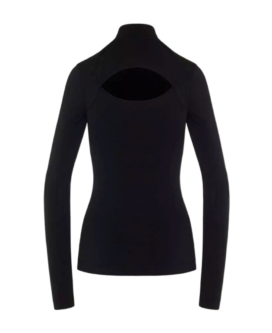 Givenchy Dig-cut Elastic Sweater In Black