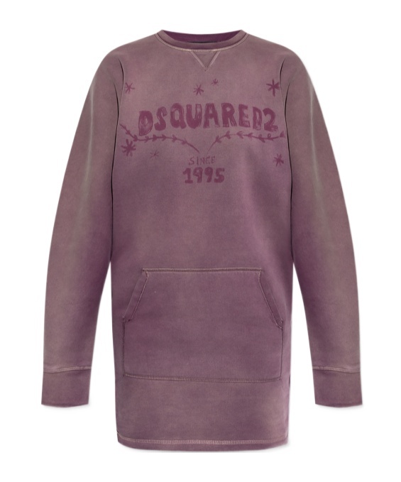 Dsquared2 Long Sleeve Sweatshirt In Purple