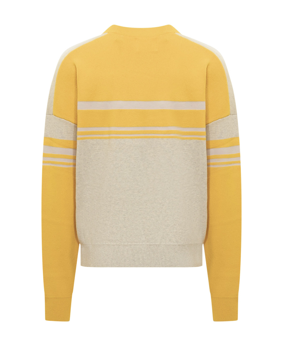 Isabel Marant Round-neck Long-sleeved Sweater In Nude
