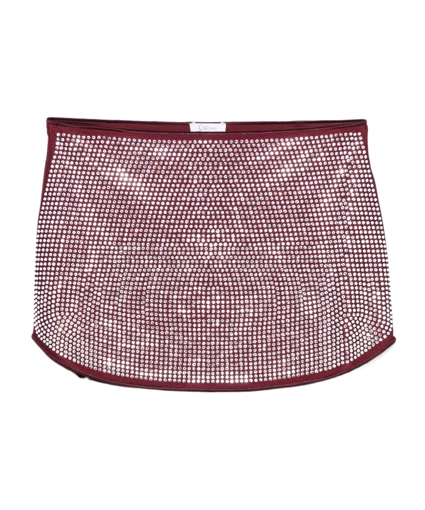 Shop Oseree Elastic Waist Skirt In Multicolor