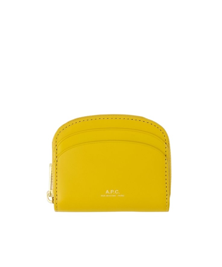 Apc Logo Wallet In Yellow