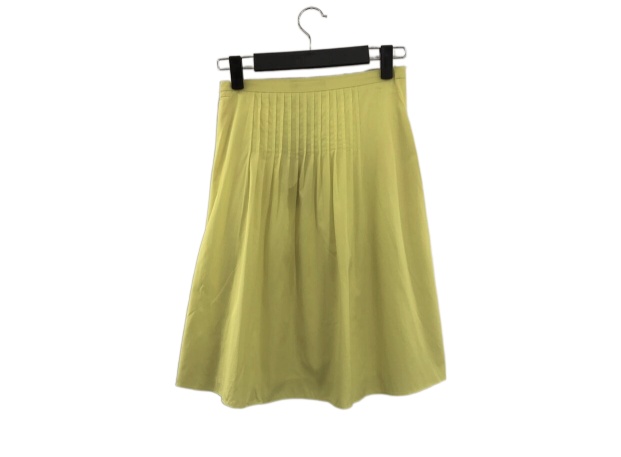 Max Mara Pleated Skirt In Green