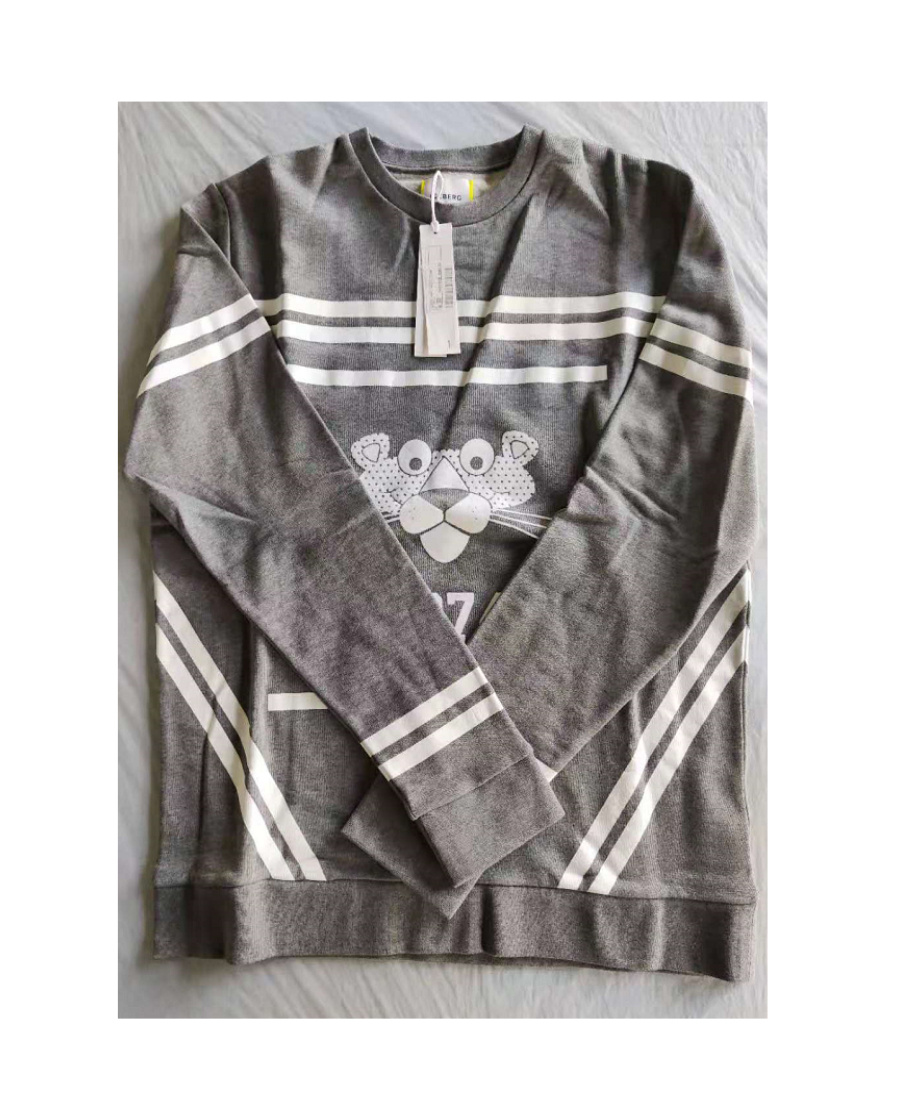 Iceberg Long-sleeved Printed Pattern Sweater In Black