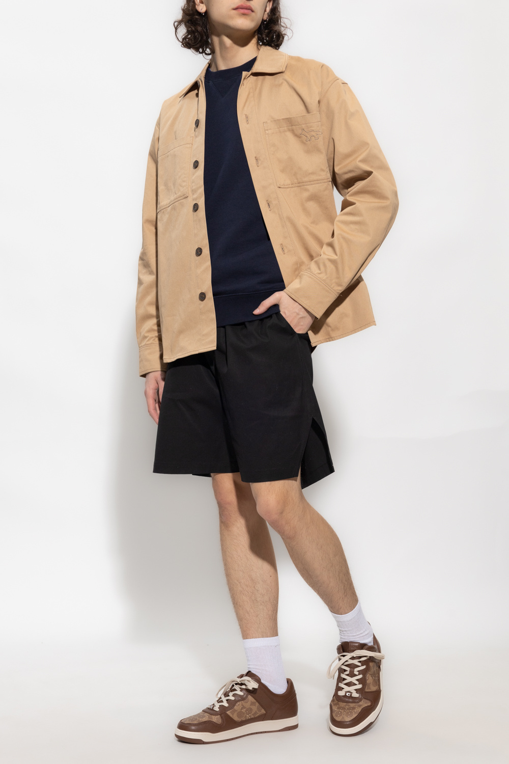 MAISON KITSUNÉ BUTTON-UP SHIRT JACKET 