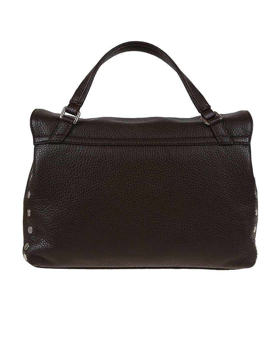 Zanellato Small Postina Leather Tote Bag In Black