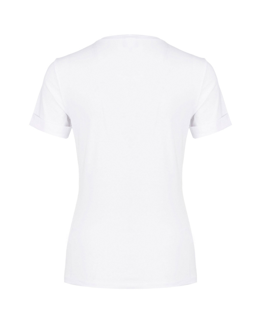 Shop Armani Jeans Logo T-shirt In White