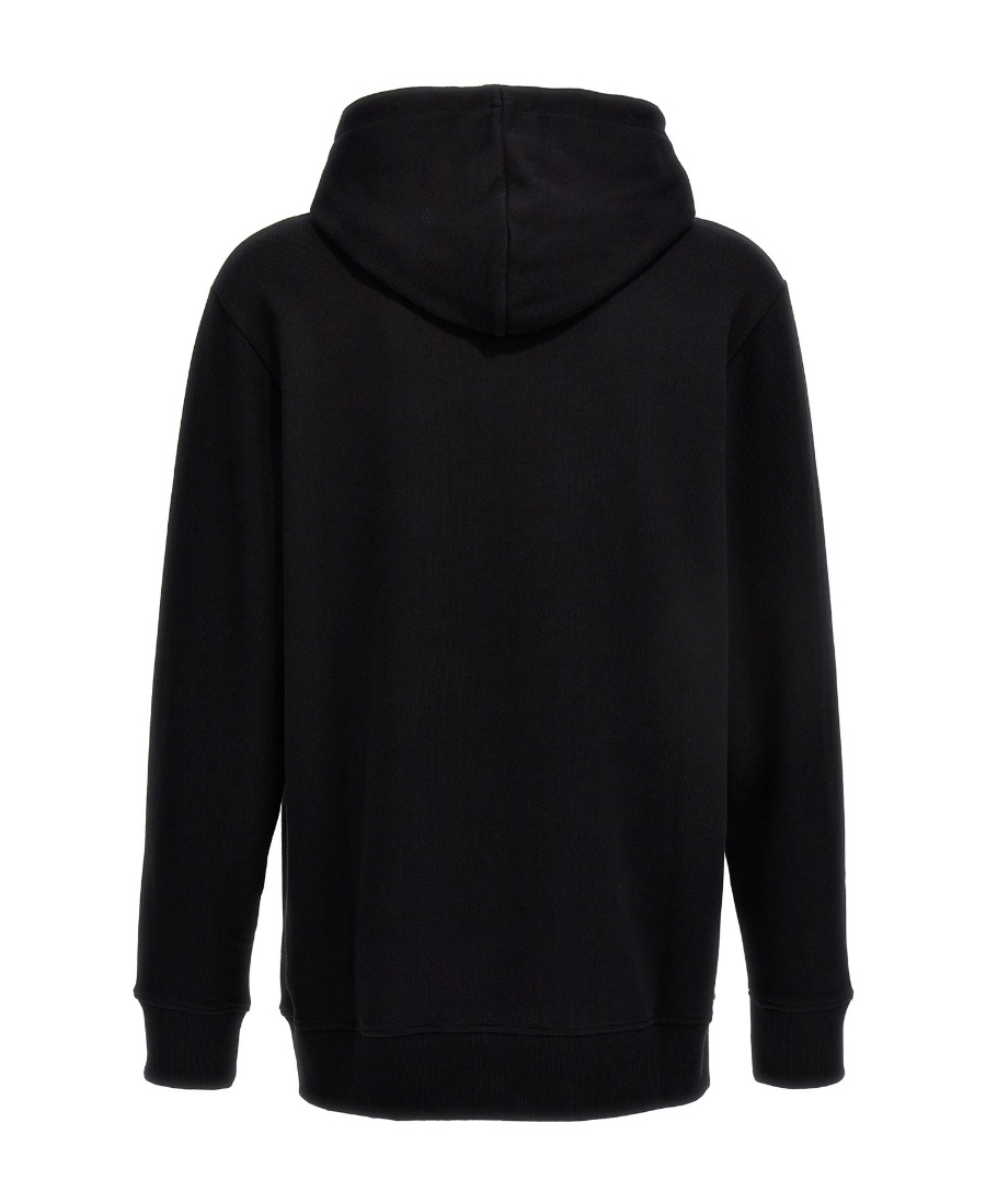 Balmain Black Cotton Sweatshirt In Black