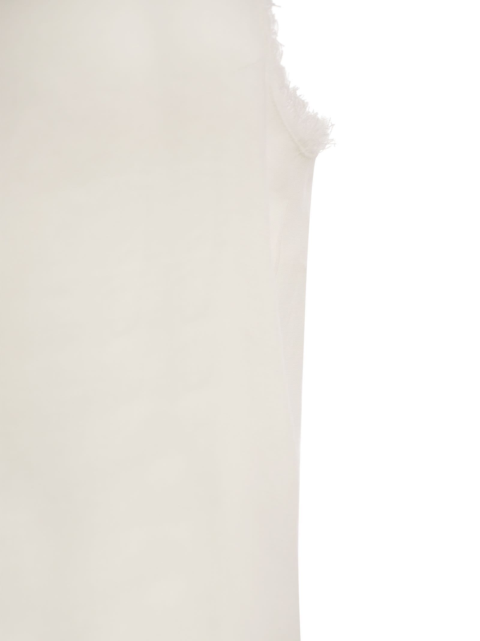 Antonelli Firenze Adrien Linen Sleeveless Jumper In White