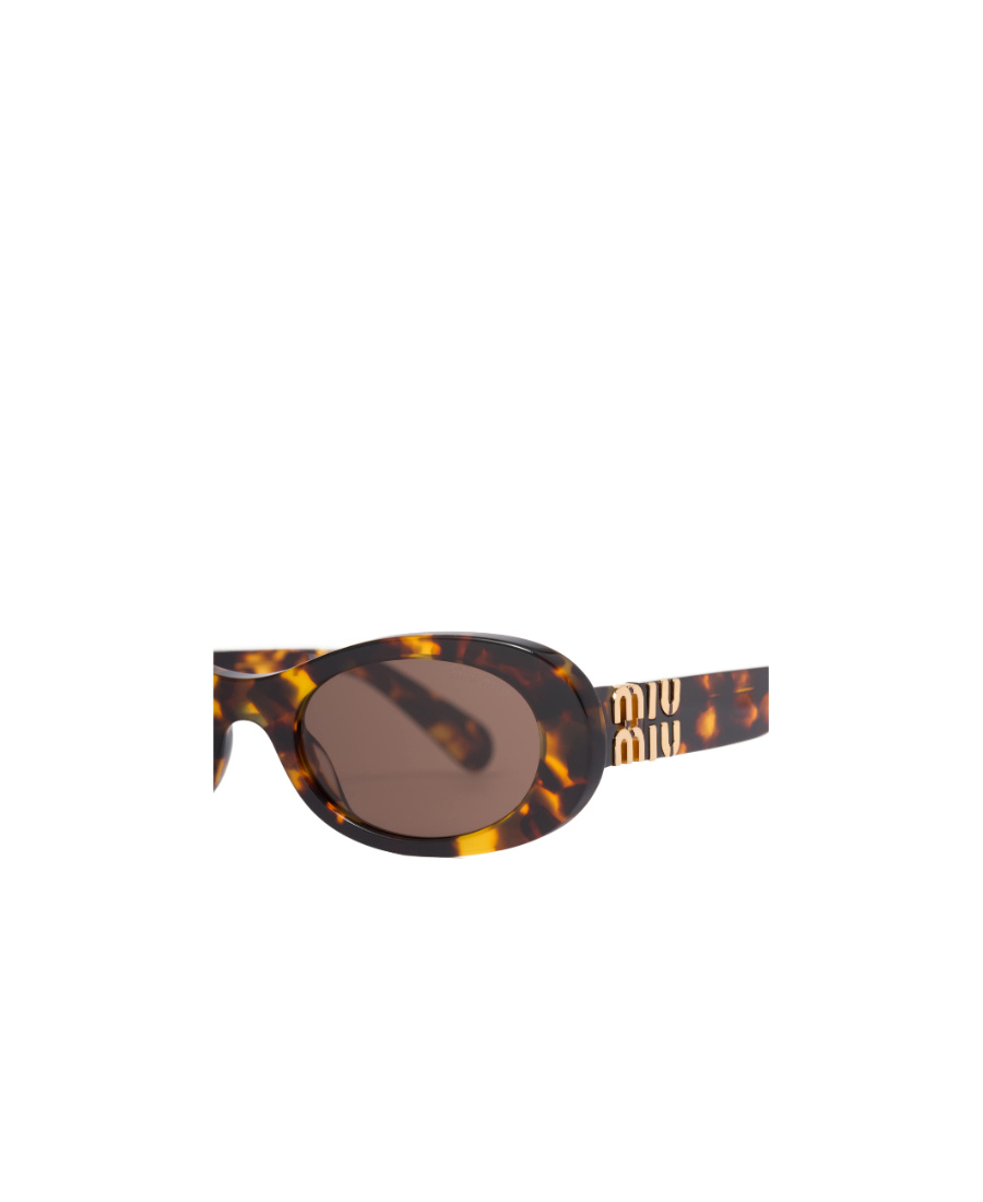 Miu Miu Miu Glimpse Sunglasses In Brown