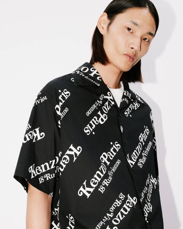 KENZO KENZO MONOGRAM PRINTED BUTTONED SHIRT