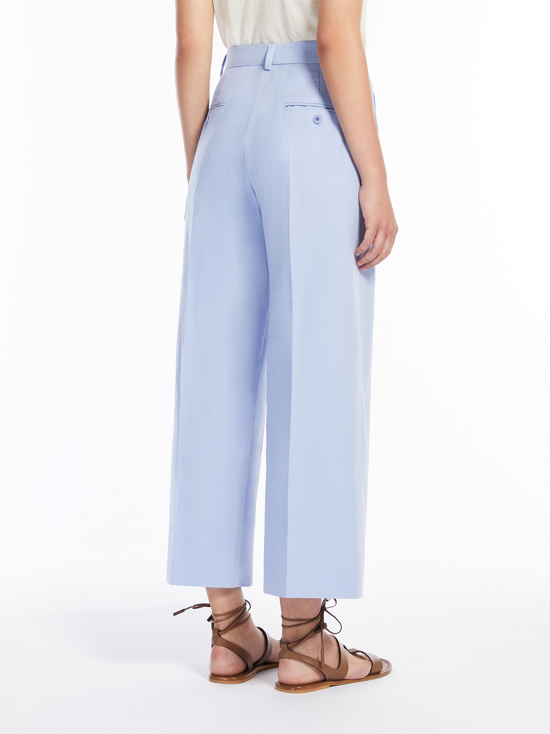 Weekend Max Mara Belt-loop Casual Pants In Blue