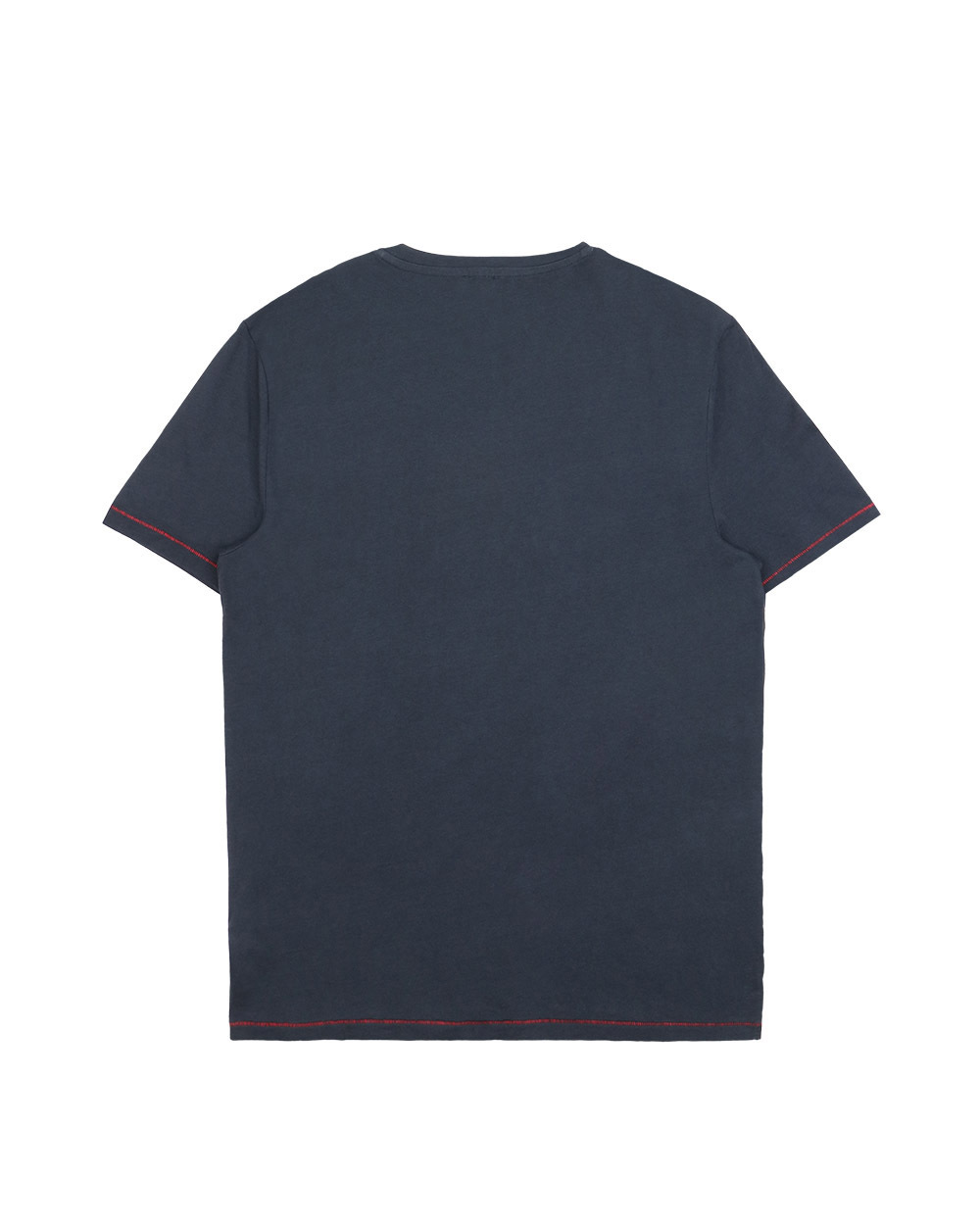Ea7 Round-necked Logo T-shirt In Black