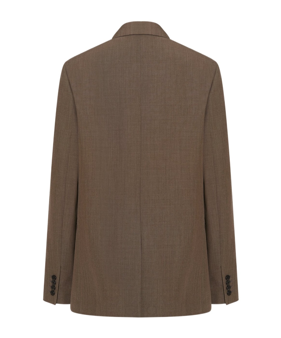 The Row Kimiko Wool And Silk Jacket In Brown