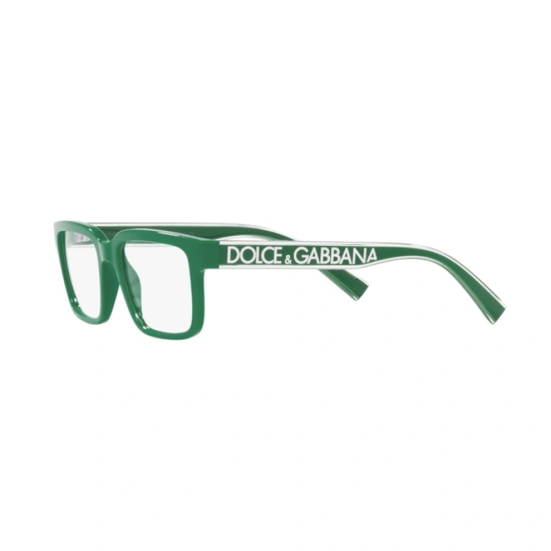 Dolce & Gabbana Dolce Gabbana Eyewear Rectangular Frame Glasses In White