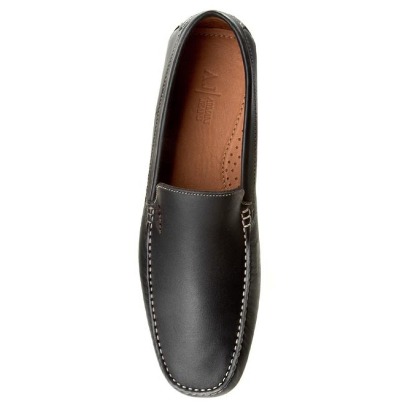 ARMANI JEANS LOGO DETAILS BUSINESS CASUAL SHOES