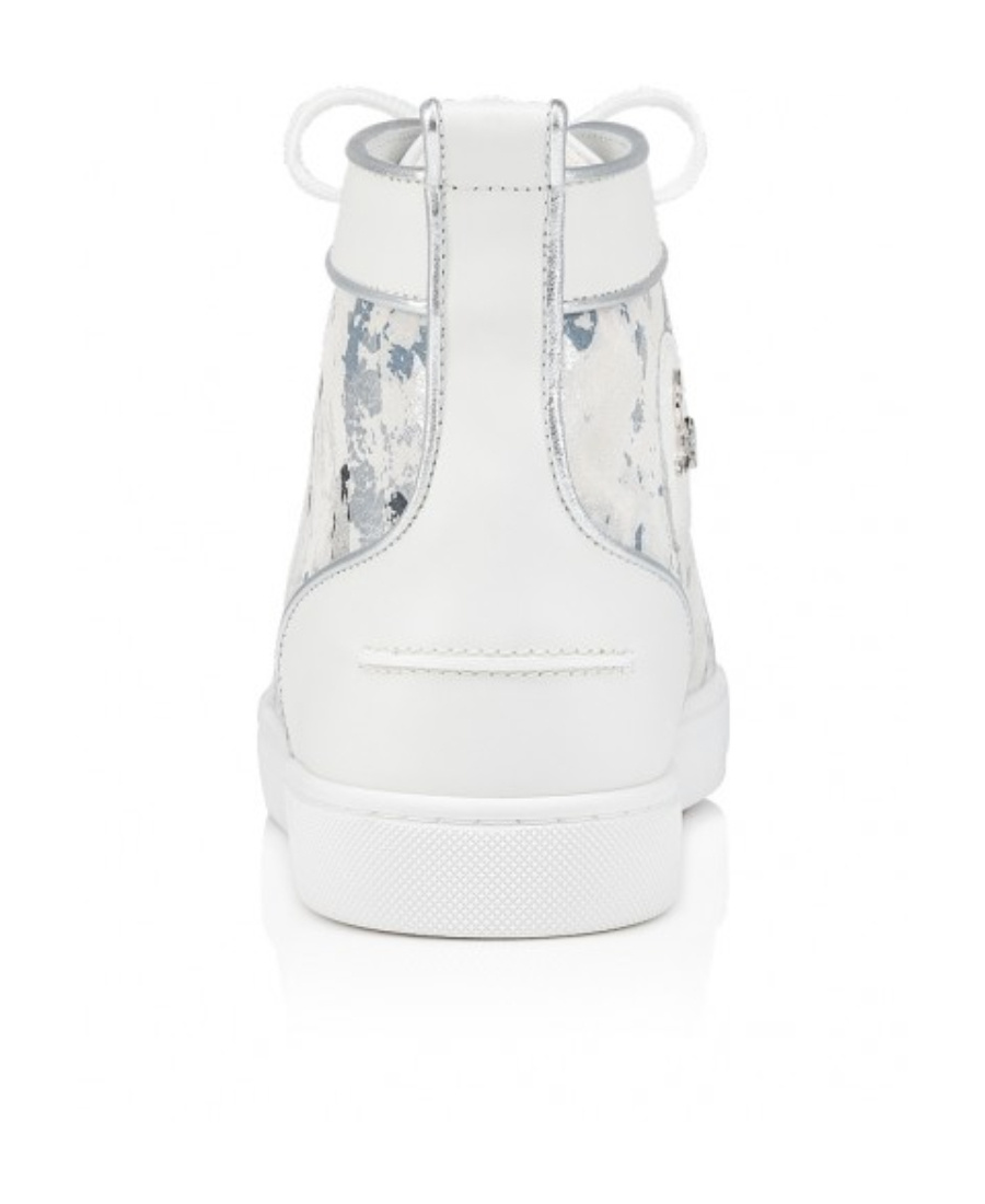 Christian Louboutin Louis High-top Sneakers In White