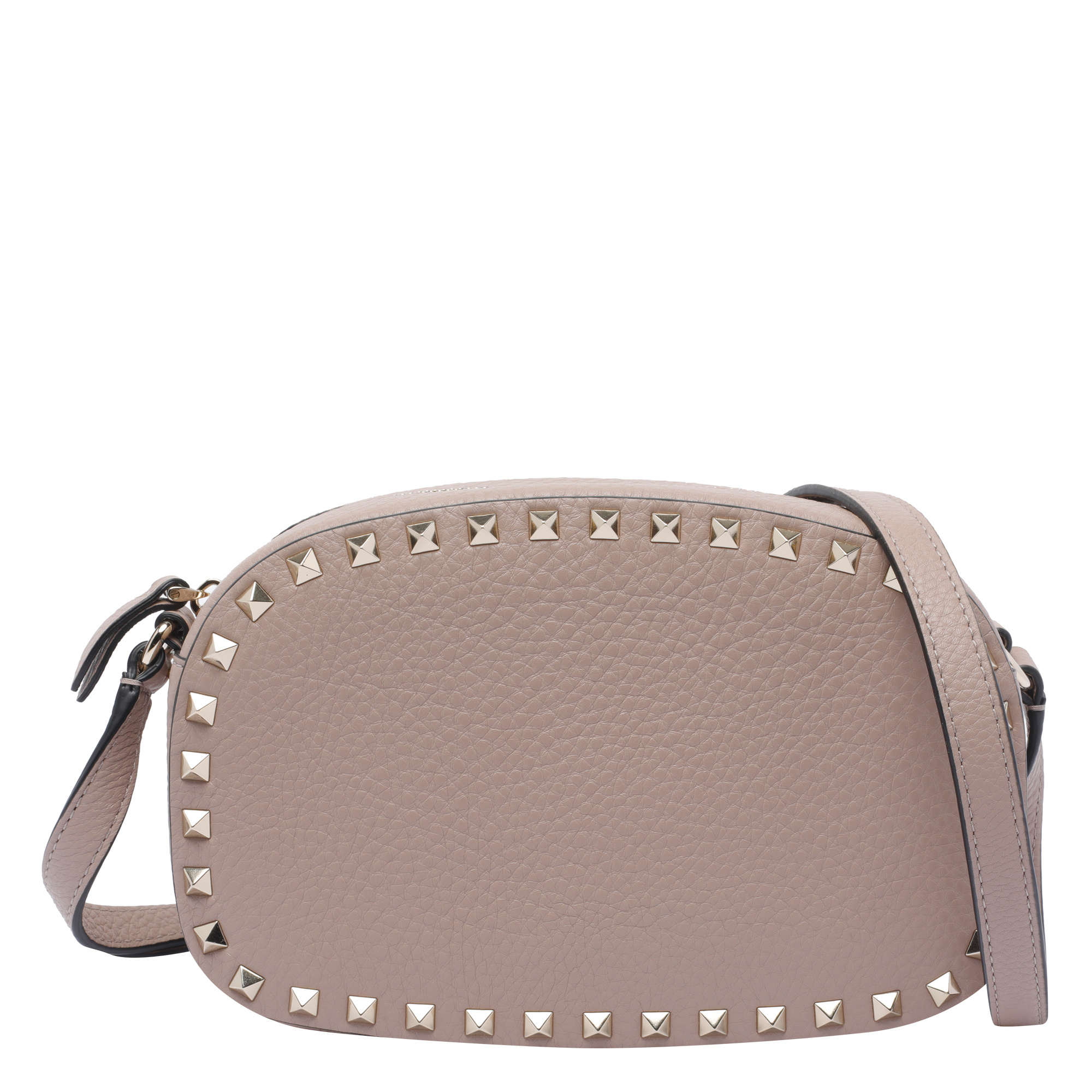 Valentino Rockstud Mini Shoulder Bag In Brown