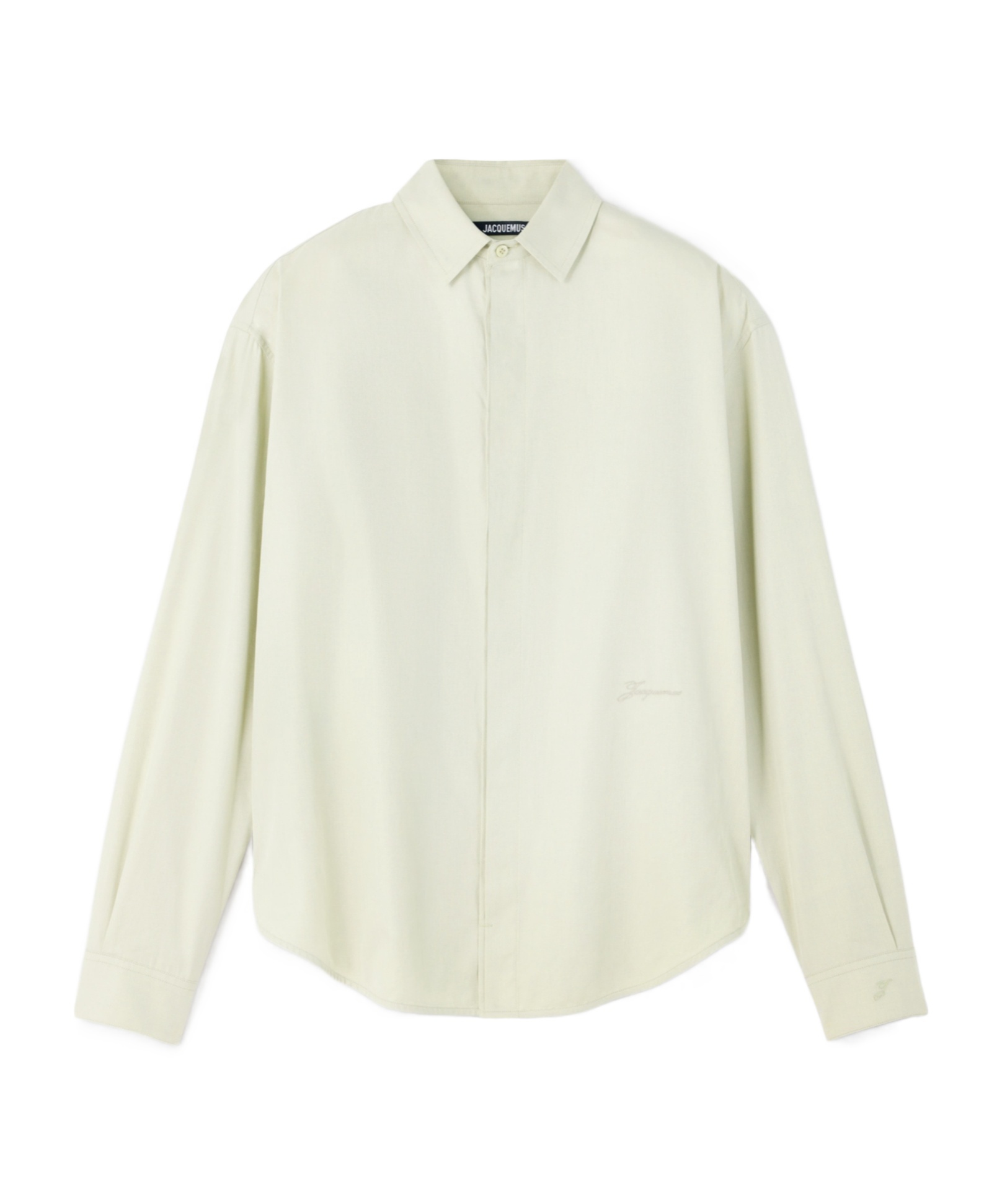 Jacquemus Simon Long-sleeved Shirt In Red