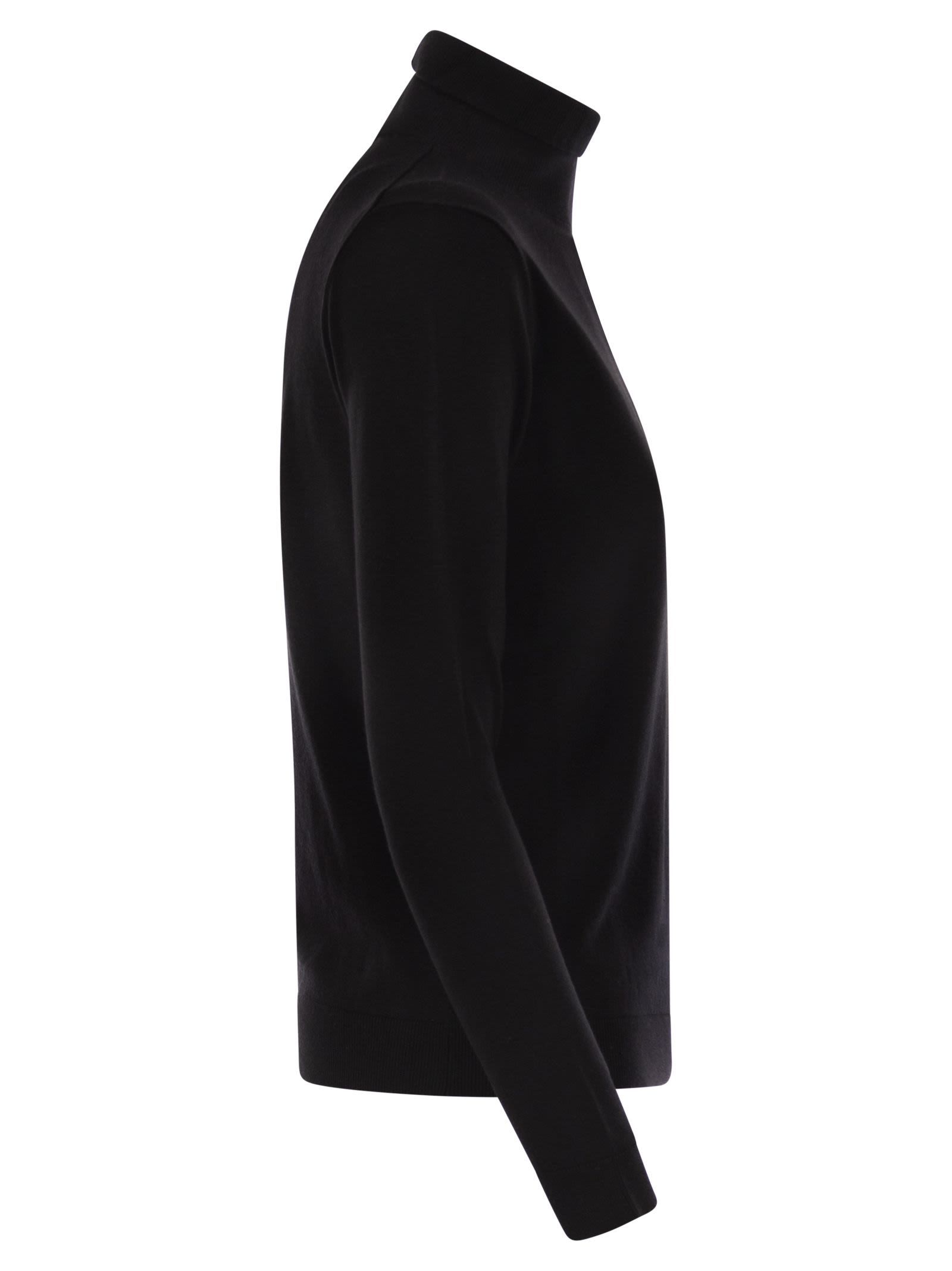 Weekend Max Mara Long-sleeved Sweater In Black
