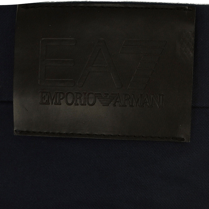 Emporio Armani Logo Printed Shorts In Black