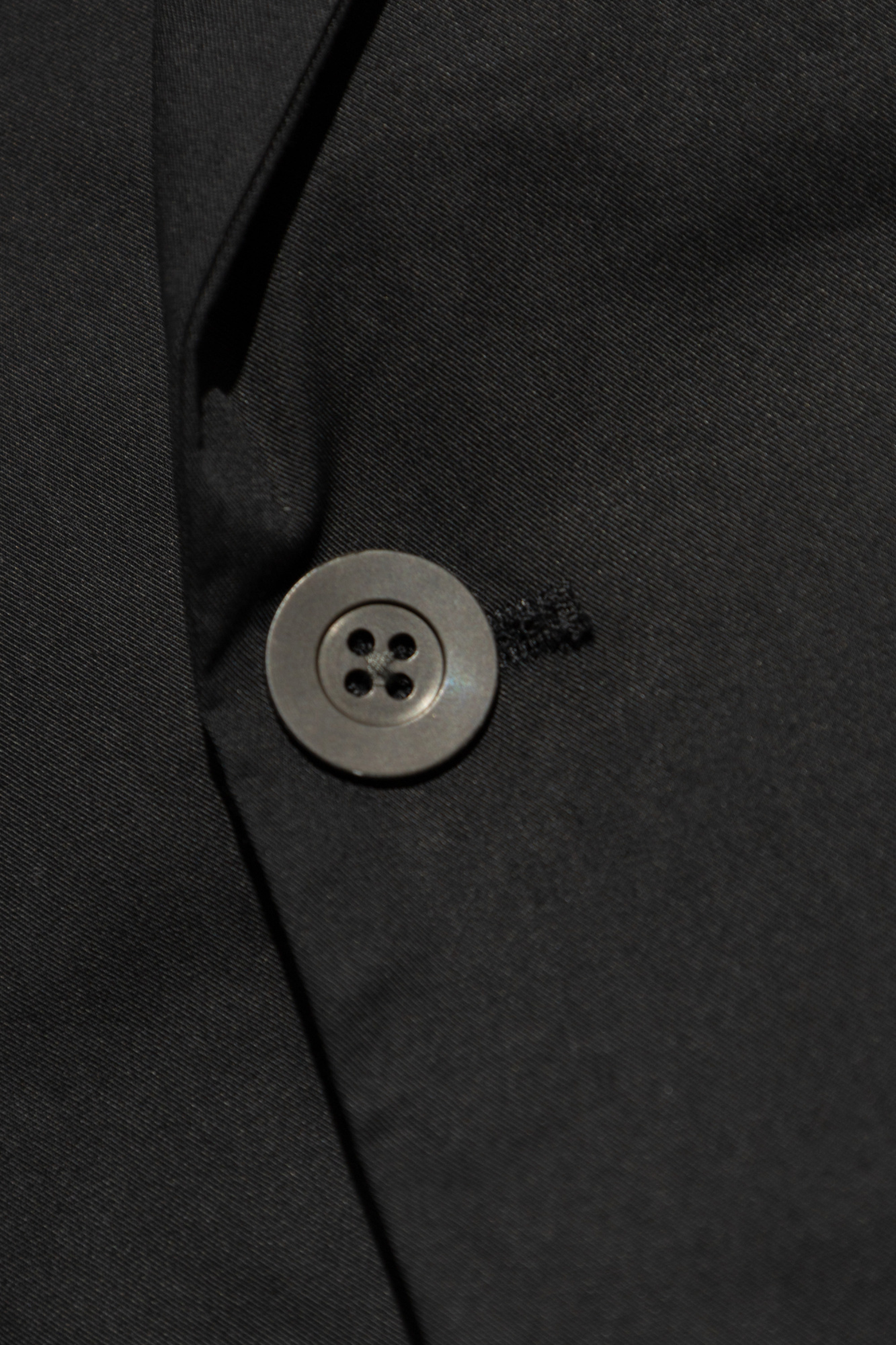 Dries Van Noten Long-sleeved Suit Coat In Black