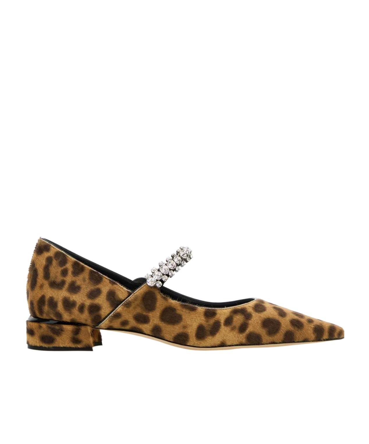 Jimmy Choo Ballerine Bing In Cavallino Stampato Donna In Brown