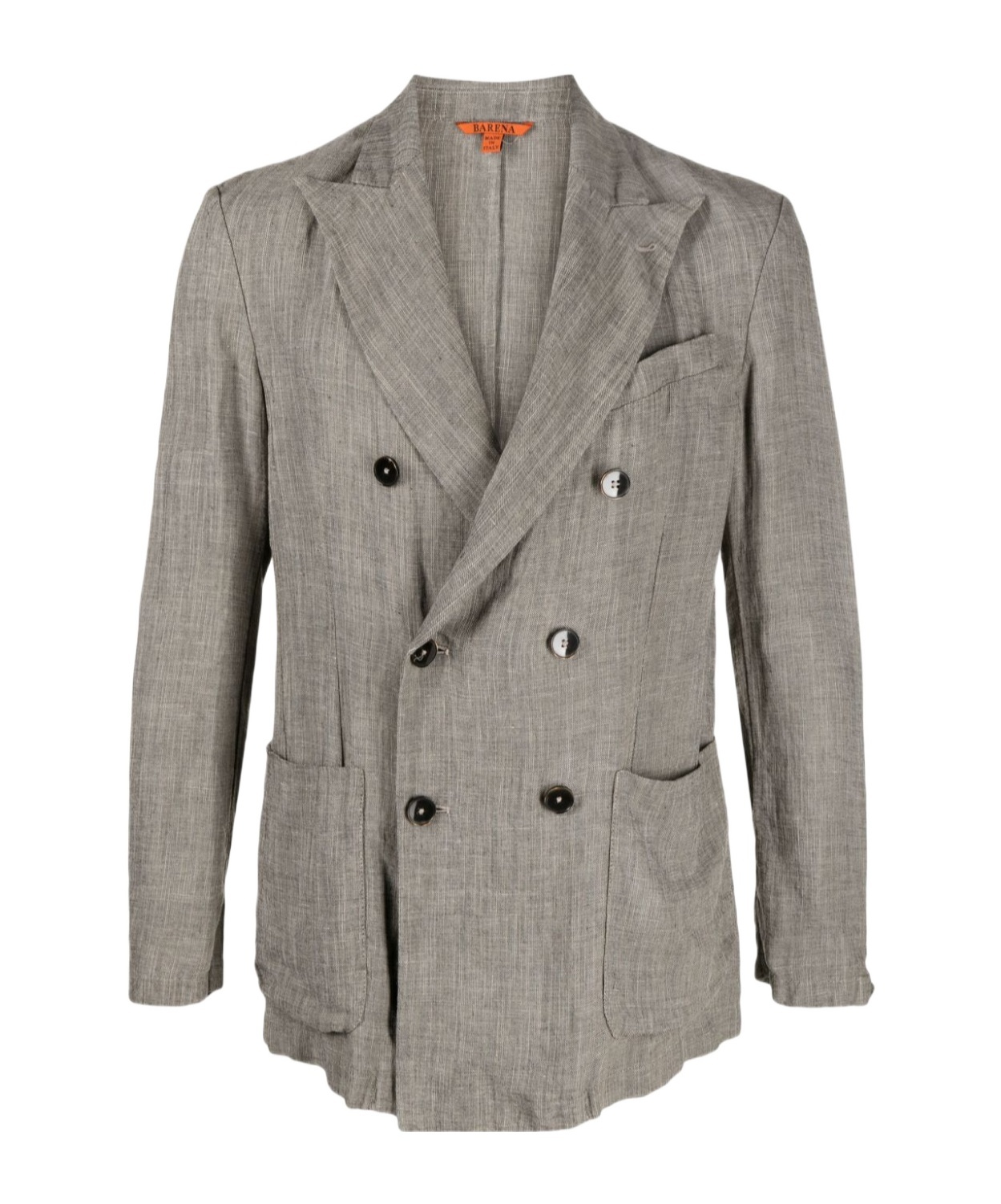 Shop Barena Venezia Siroco Single-breasted Blazer In Gray